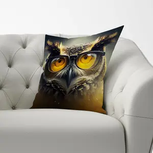 Owl Splashart Cushions 60cm x 60cm