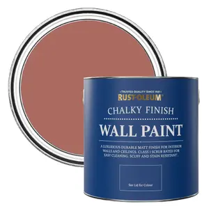 Rust-Oleum Salmon Chalky Wall & Ceiling Paint 2.5L