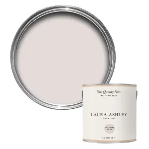 Laura Ashley Amethyst White Matt Emulsion paint, 2.5L