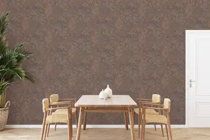 SK Filson Copper Marble Foil Wallpaper