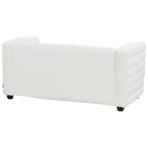 2 Seater Boucle Sofa Off-White HOFN