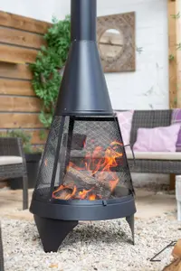 La Hacienda Mesh Colorado XL Steel Chimenea 160CM