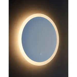 Becky LED Dimmable Touch 50cm Wall Mirror