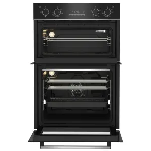 Beko BBDQF24300B Built-in Double Oven - Black