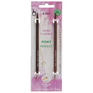 PERFECT I/C 14CMX6.00 - Perfect: Knitting Pins: Circular: Interchangeable: 14cm x 6.00mm - Pony