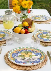 Rozi Limoncello Collection Round Serving Platter