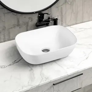 7840 Ceramic 45cm x 32cm Vert Oblong Countertop Basin