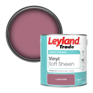 Leyland Trade Vinyl Soft Sheen Walls & Ceilings Emulsion Paint (S 3040-R20B) - 2.5L