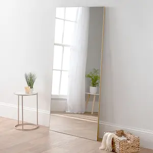 Yearn Minimal Full Length Mirror Gold 170x80cm