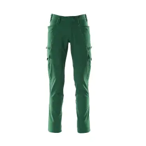 Mascot Accelerate Ultimate Stretch Trousers with Thigh Pockets - Green   (38.5) (Leg Length - Long)