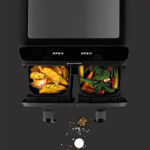 Salter EK5196BQ 7.6L Dual Air fryer