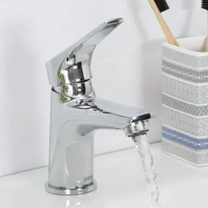 Bristan Vector Standard Chrome effect Basin Mixer Tap