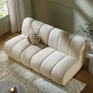 Granvia Ecru Boucle Modular Sofa, 2-Seater Sofa - Daals - Sofas