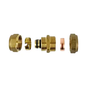 Adapter Reducer 20mm Barrier Plastic Pipe x 22mm Compression Copper Pipe