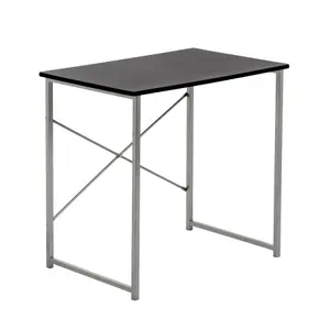 Harbour Housewares - Industrial Office Desk - 80cm - Black