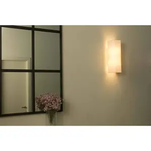 Luminosa Cotton Beige Square Wall Light 375x 200x 105, E27