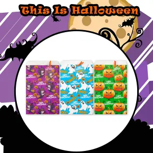 Halloween Paper Bags Mini Paper Design  Pack of 10 3 Assorted MultiColour