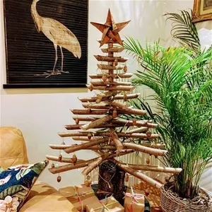 Eco Friendly Wooden Christmas Tree Sizes 2ft To 6ft