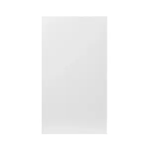 GoodHome Balsamita Matt white Slab Highline Cabinet door (W)400mm (H)715mm (T)16mm