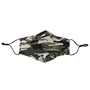 Termin8 Children's Camoflage Face Mask Green