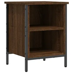 Shoe Cabinet Brown Oak 38x35x50 cm Engineered Wood