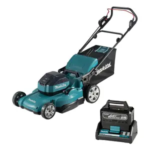 Makita LM002JM101 64V Max Brushless 53cm Lawnmower + 4.0Ah Battery + Charger