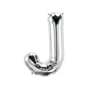 Realmax J Foil Balloon Silver (One Size)