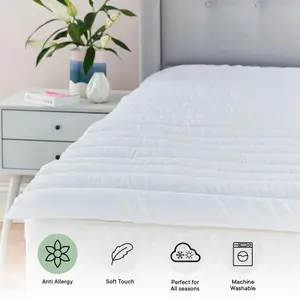 Mattress Topper Anti Allergy Soft Touch Hotel Quality Bedding