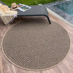 Nature Collection Outdoor Rug in Dark Grey  5100DG