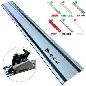 2x 1.5m Guide Rails Makita Festool Plunge Saw + Bag + Connector + Quick Clamps