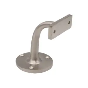 EAI Handrail Bracket Satin Nickel Pack 10 Banister Brackets Stair Banister Wall Handrail 63mm