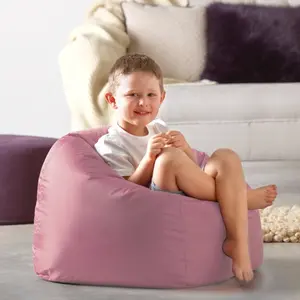 Veeva Kids Classic Bean Bag Chair Purple / 62cm H x 73cm W x 73cm D