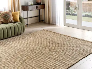 Jute Area Rug 200 x 300 cm Beige ARAPTEPE