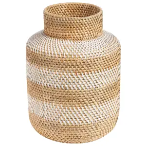 Decorative Vase RENUN Ceramic Natural