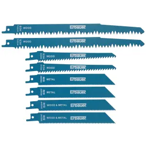 Erbauer 8 piece Reciprocating saw blade S1531L S644D S922HF S922EF