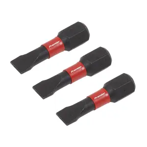 Sealey Slotted 5.5mm Impact Power Tool Bits Forged From S2 Steel 25mm 3pc AK8202