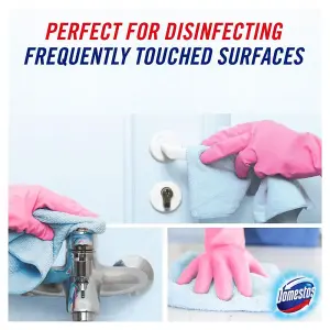 Domestos Original Disinfecting Thick Bleach Kills 99.99% Bacteria & Virus, 4x 2L