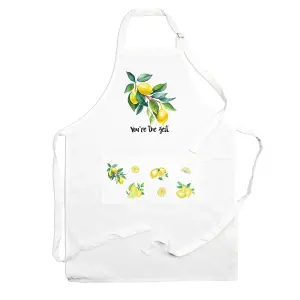 Purely Home Food Pun Novelty Kitchen Apron - Cooking & Baking Gift - You're the Zest