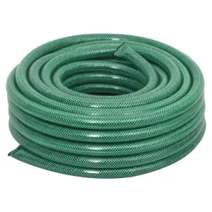 Berkfield Garden Hose with Fitting Set Green 30 m PVC