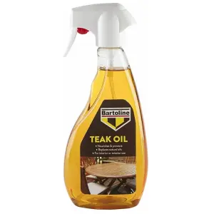 Bartoline Teak Oil Ready to Use Trigger Spray 500ml    26214560 (Pack of 6)