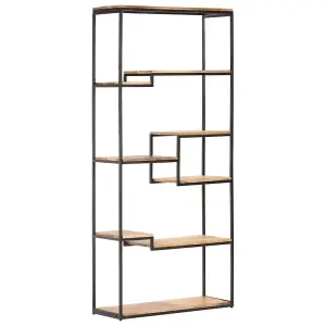 Berkfield Bookcase 80x30x180 cm Solid Acacia Wood