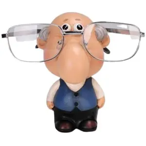 Grandad Glasses Holder Stand Nose Rack Reading Spectacles Gift Set Sunglasses Specs Sun