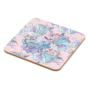 William Morris Lucerne Floral Coasters - Set of 4