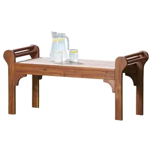 Lutyens Table Solid Acacia Hardwood Pre Treated Garden Patio Furniture (Coffee Table)