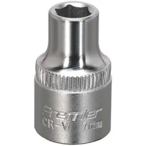 Premium 7mm Forged Steel Drive Socket - 3/8" Square Drive Chrome Vanadium Tool