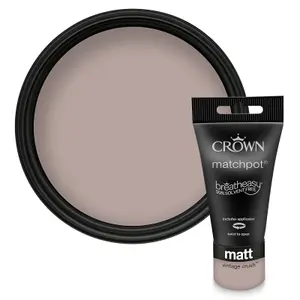 Crown Vintage Crush Mid sheen Emulsion paint, 40ml