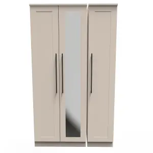 Howard Tall Triple Mirror Wardrobe in Kashmir Matt (Ready Assembled)