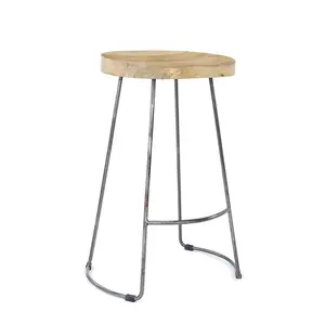 Atalaya 70cm Bar Stool Rustic Grey