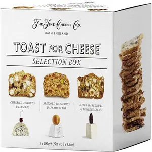 The Fine Cheece Co. Toast For Cheese Selection Box - 300G