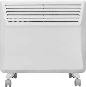 Electric Panel Heater 750W Floor or Wall Mounted Radiator, Adjustable Thermostat with Programmable Timer